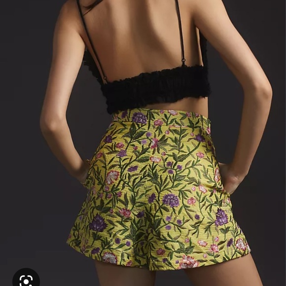Anthropologie La Fuori Embroidered Shorts - Picture 3 of 5